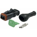 Deutsch kontakts (siev.) 2-pin DT06-2S-CE13-KIT